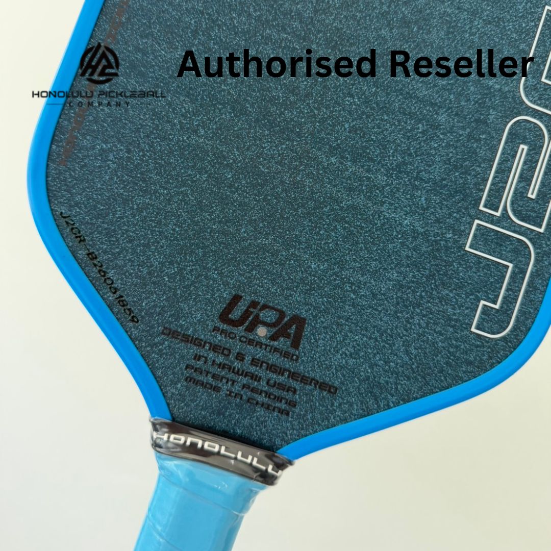 Honolulu J2CR Crystal Blue 16mm Pickleball Paddle
