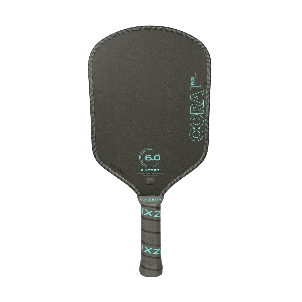 Six Zero Coral Pro 16mm Hybrid pickleball paddle