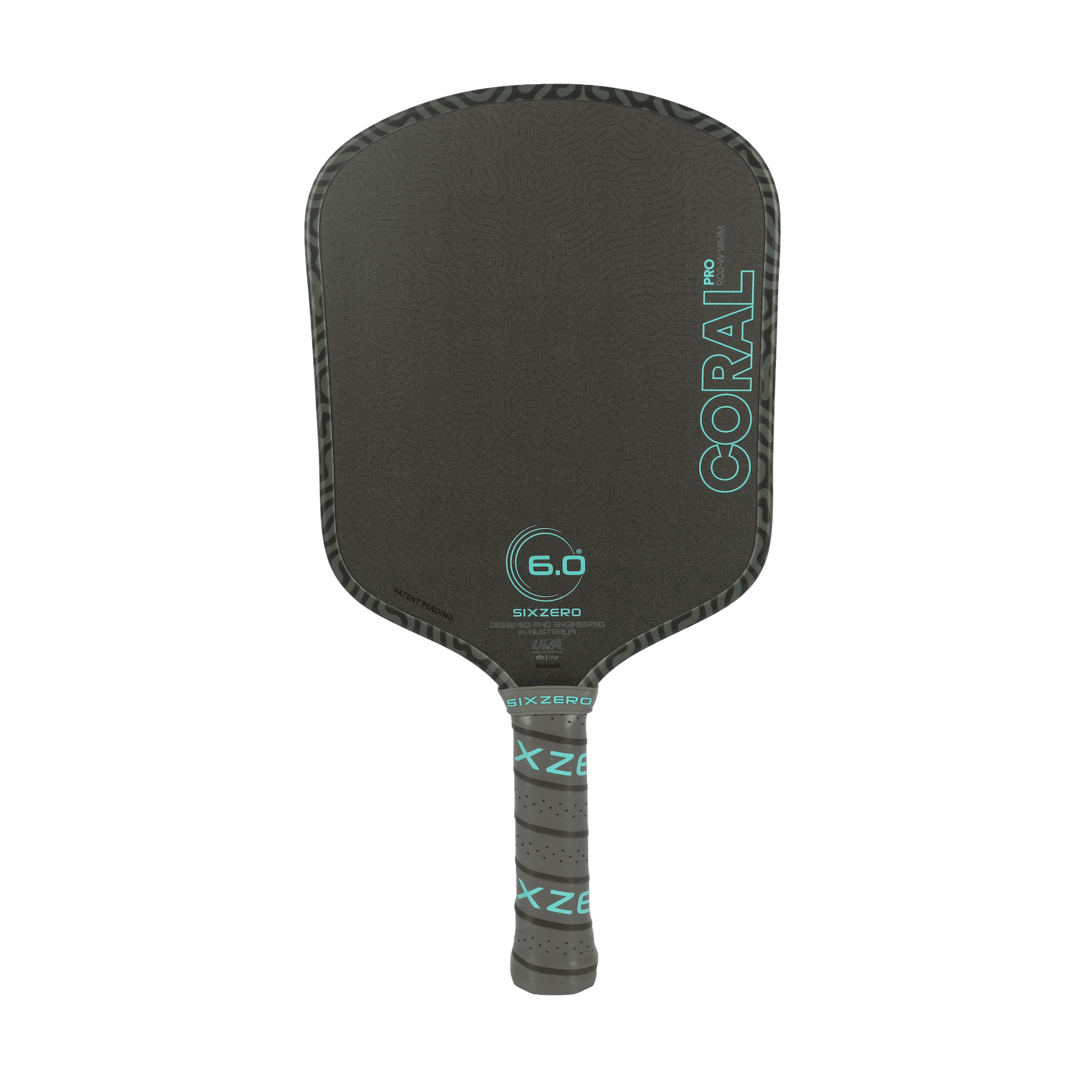 Six Zero Coral Pro 16mm Widebody pickleball paddle