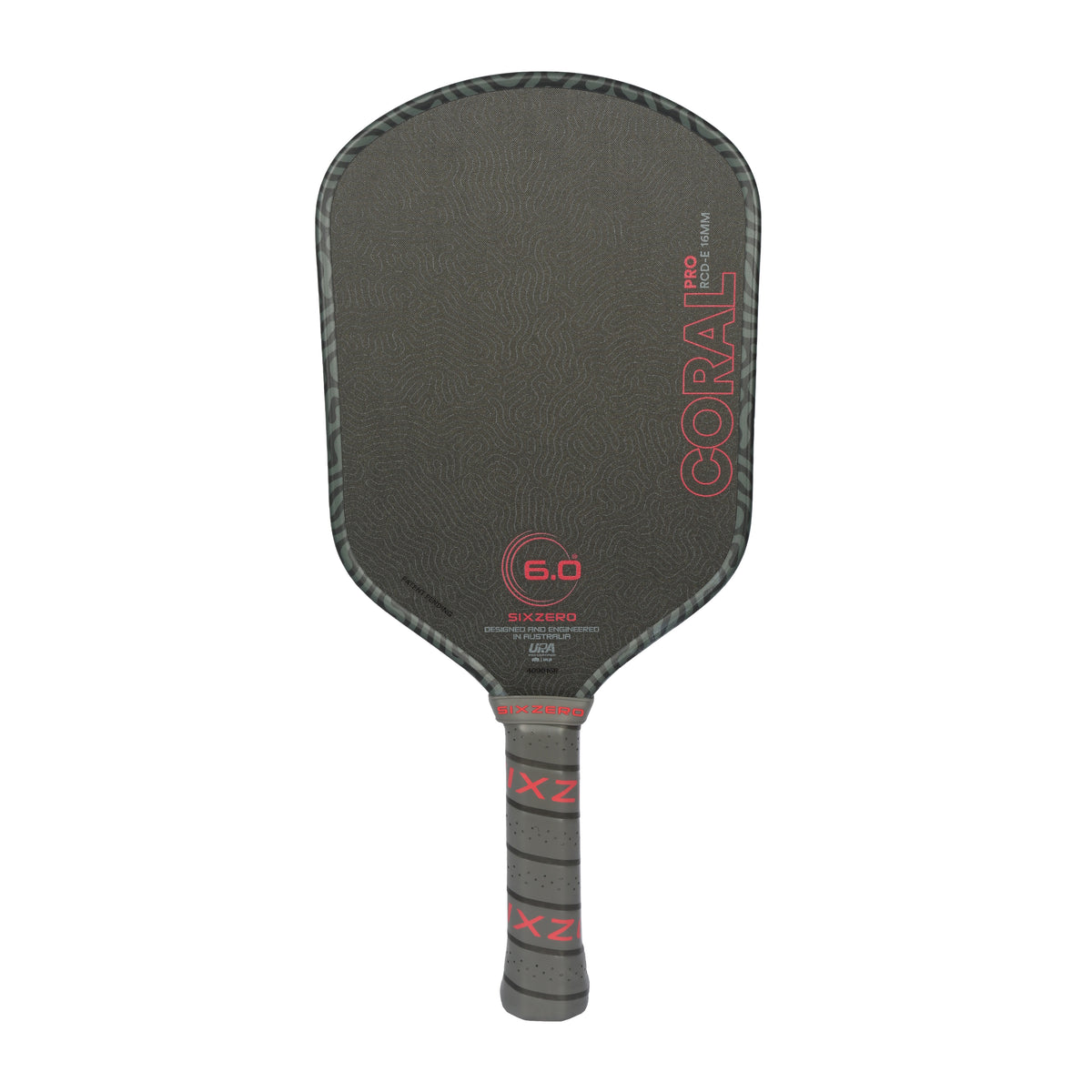 Six Zero Coral Pro 16mm Pickleball Paddle