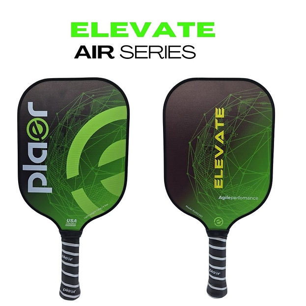 PLAER Elevate Green pickleball paddle
