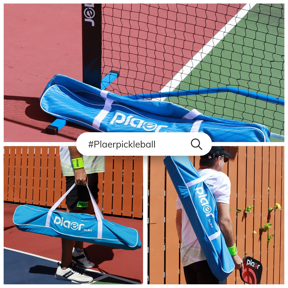PLAER portable net carry and setup detail