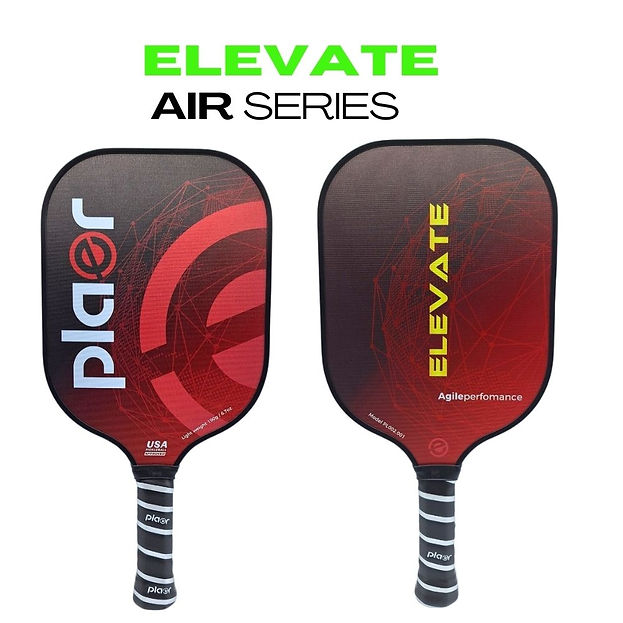 PLAER Elevate Red pickleball paddle
