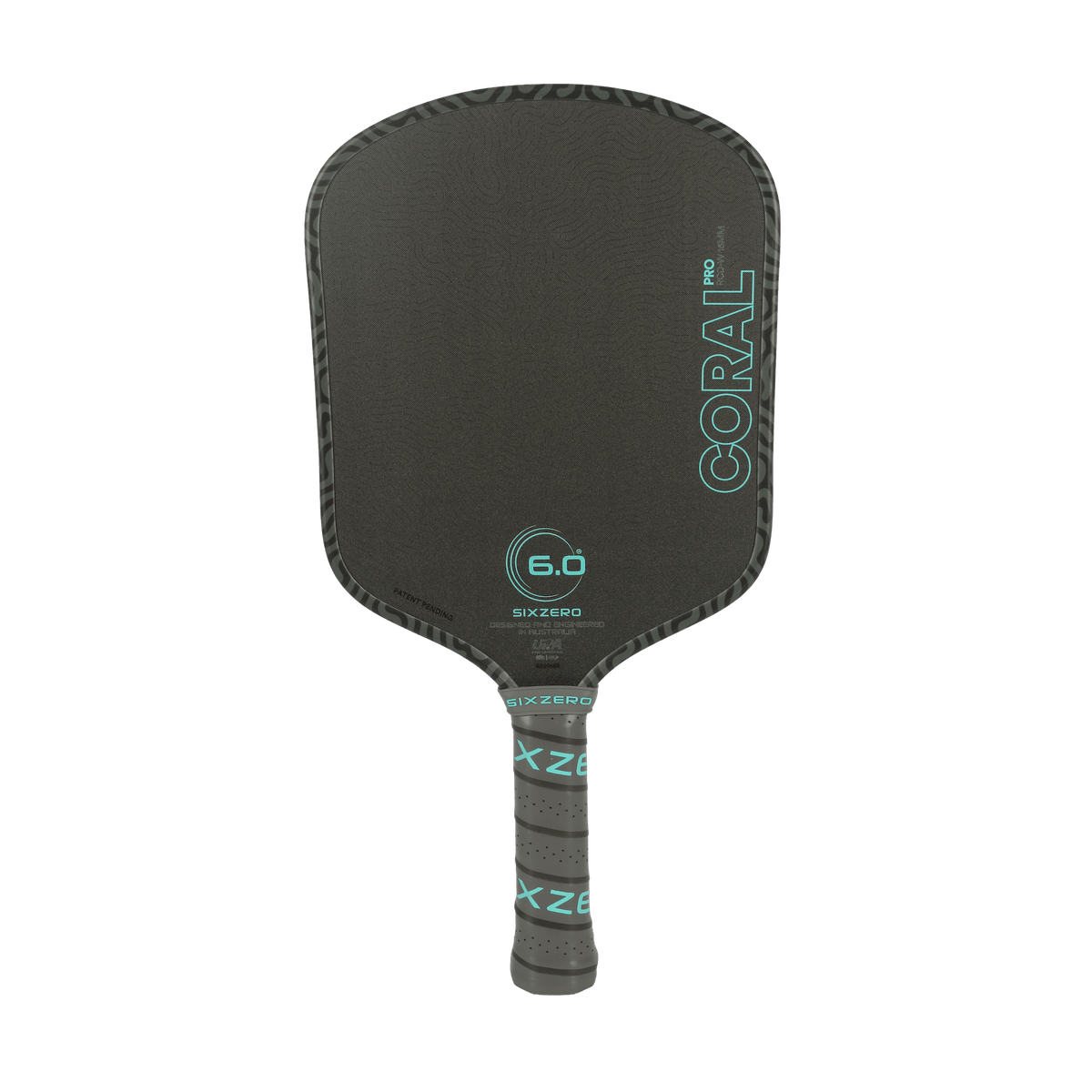 Six Zero Coral Pro 16mm Widebody pickleball paddle