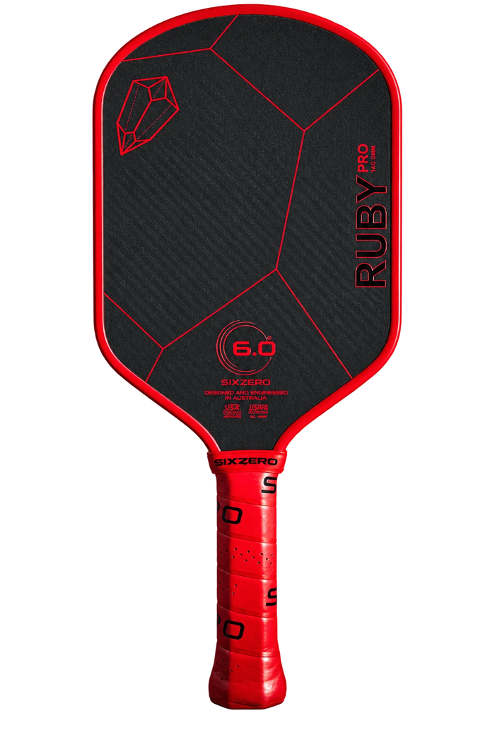 Six Zero Ruby Pro 14mm Pickleball Paddle