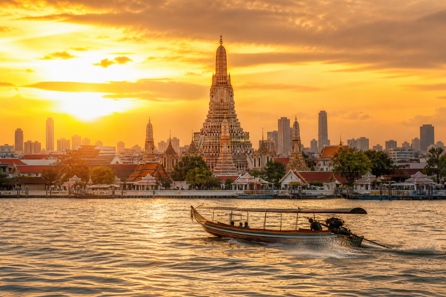 BANGKOK, Thailand destination view